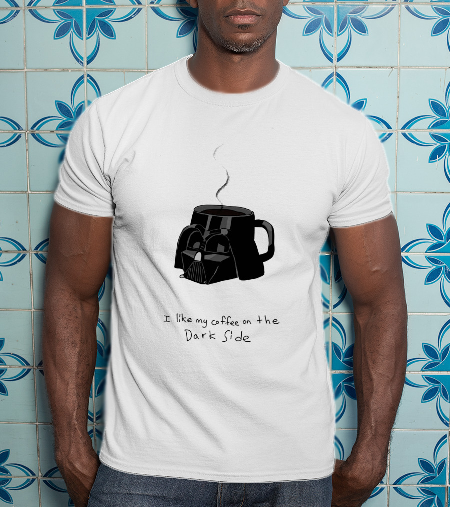 I Like My Coffee On The Dark Side Darth Vader Mug T-Shirt