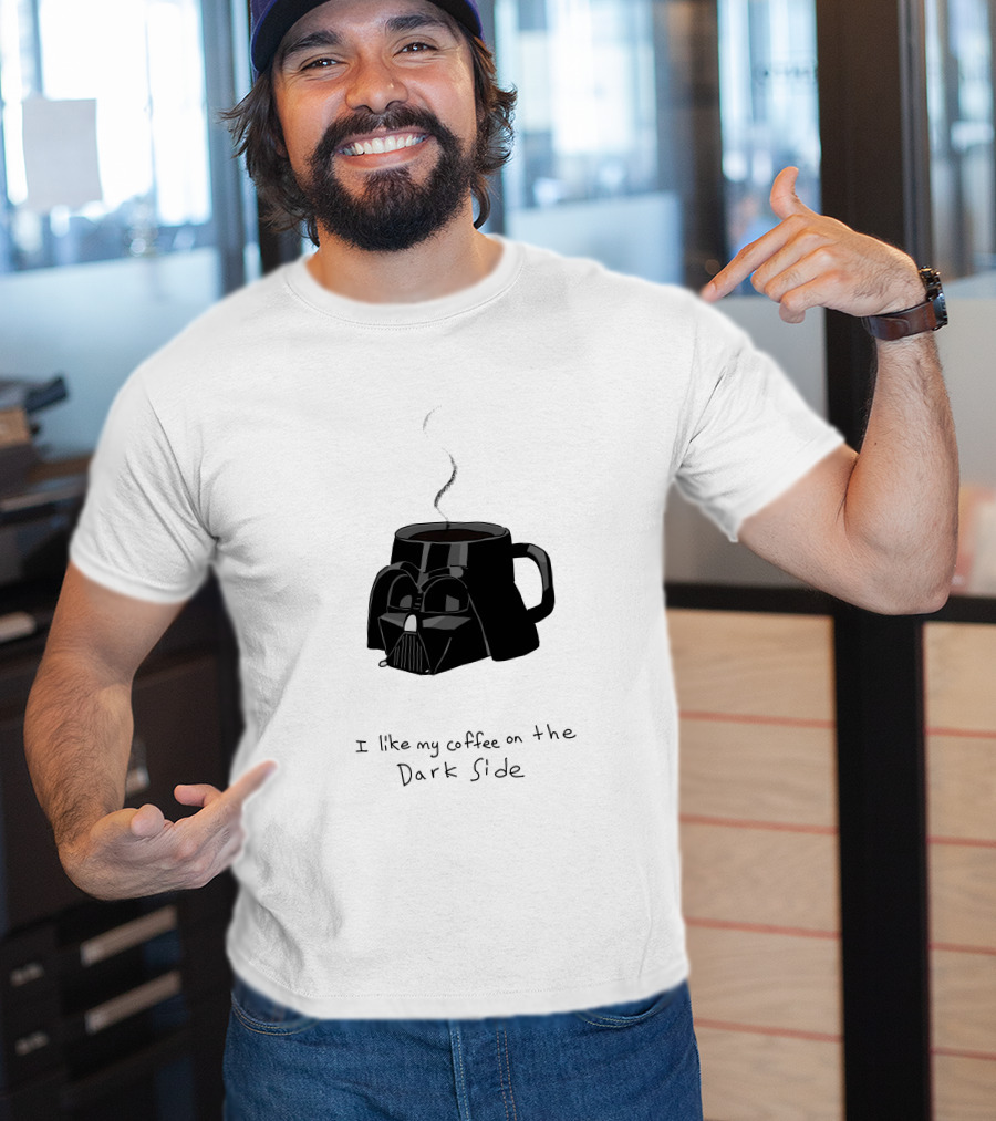 I Like My Coffee On The Dark Side Darth Vader Mug T-Shirt