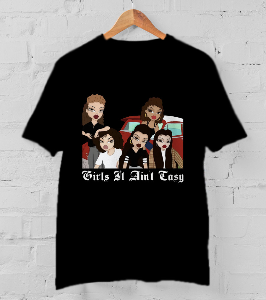 Mi Vida Loca Girls It Ain't Easy Five Women By Car T-Shirt