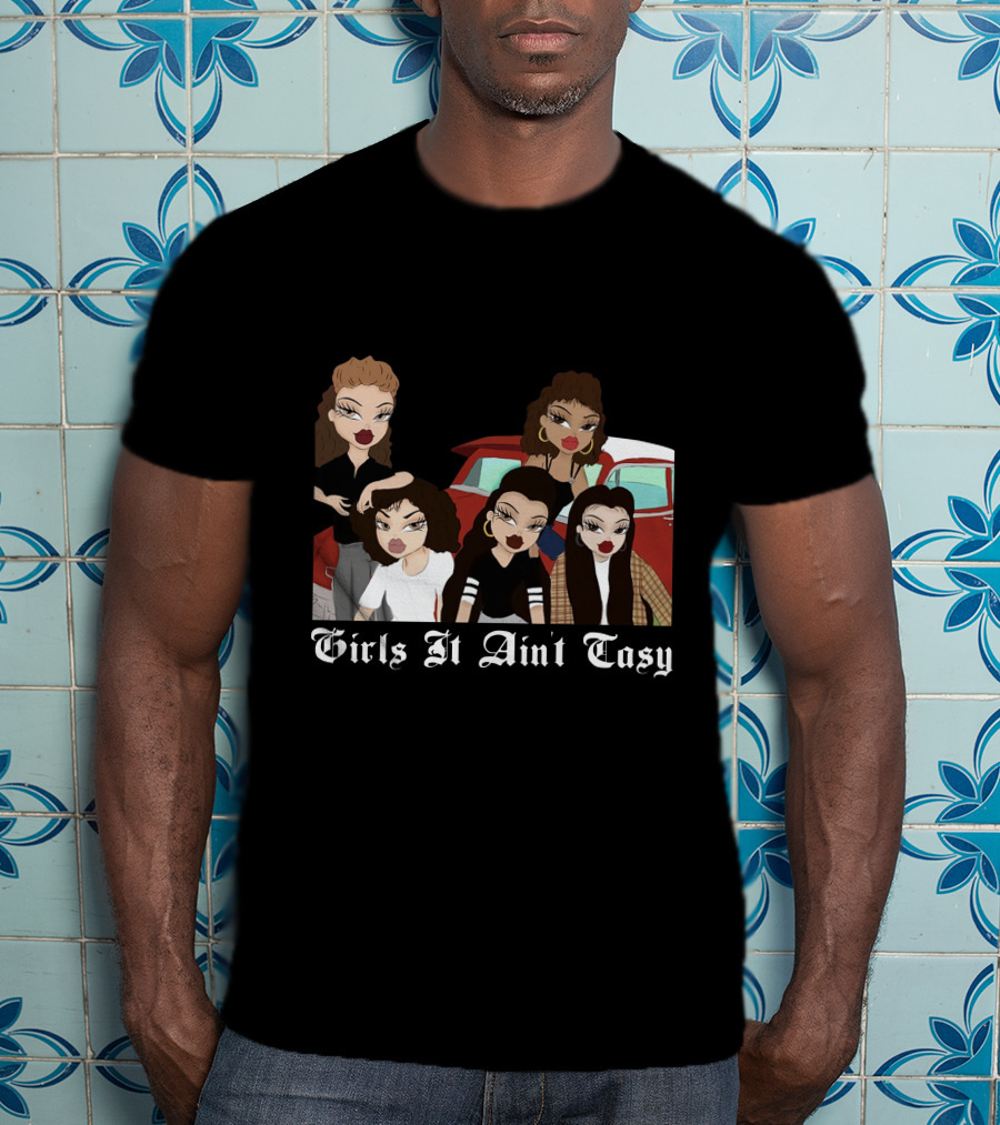 Mi Vida Loca Girls It Ain't Easy Five Women By Car T-Shirt