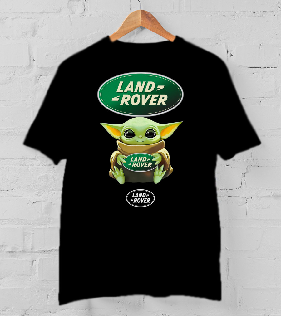 Land Rover Baby Yoda Hugging T-Shirt