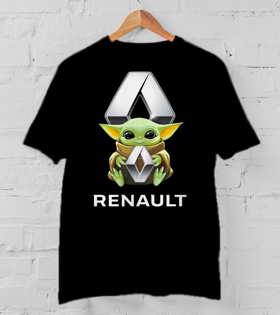 Baby Yoda Hugging Renault T-Shirt