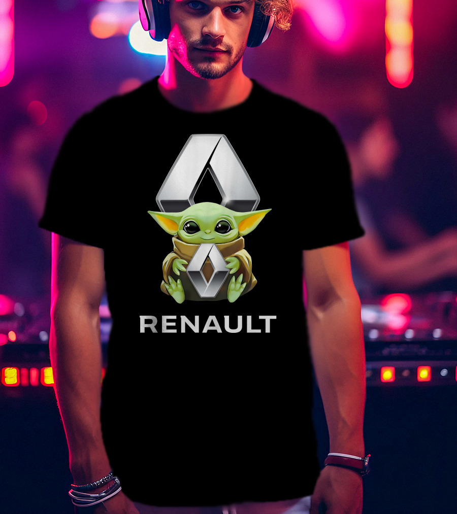 Baby Yoda Hugging Renault T-Shirt