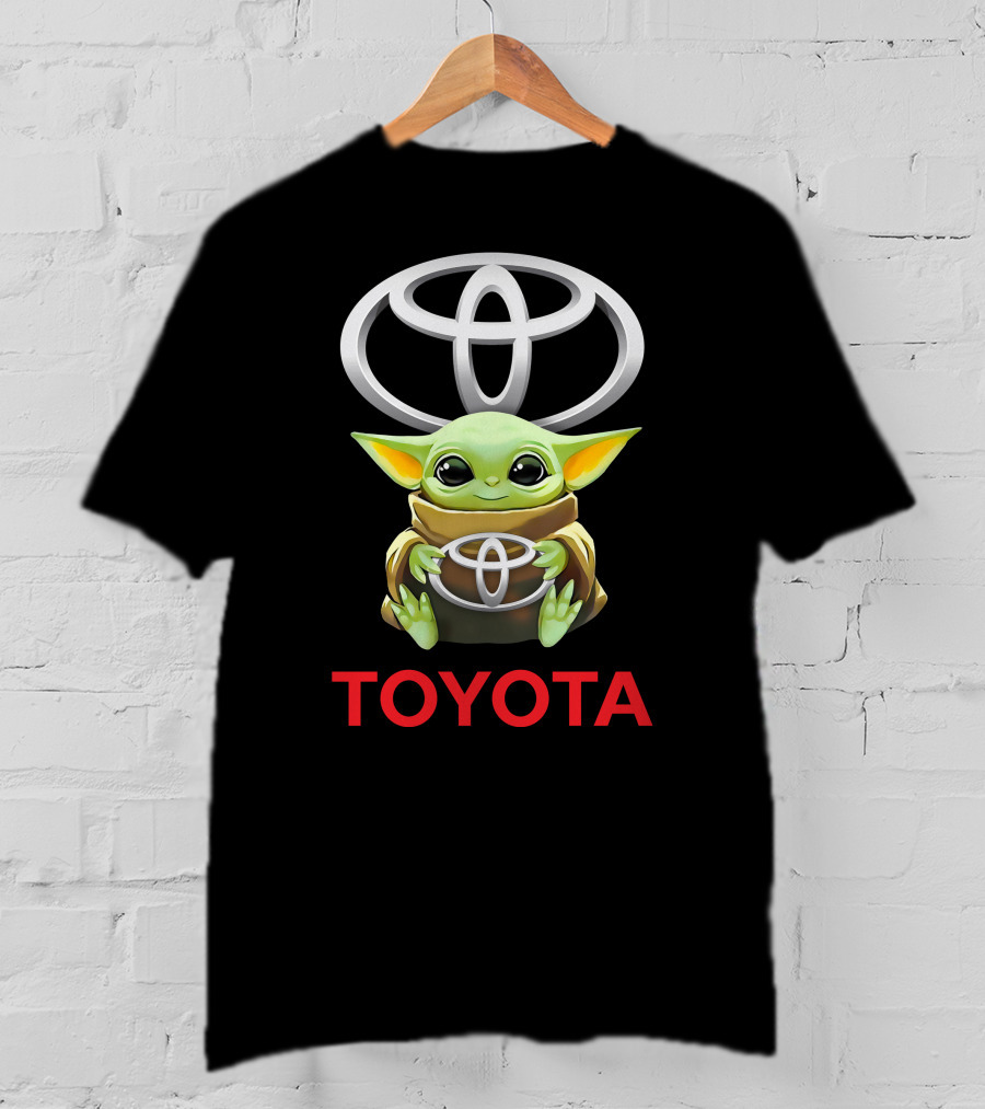 Baby Yoda Holding Toyota T-Shirt