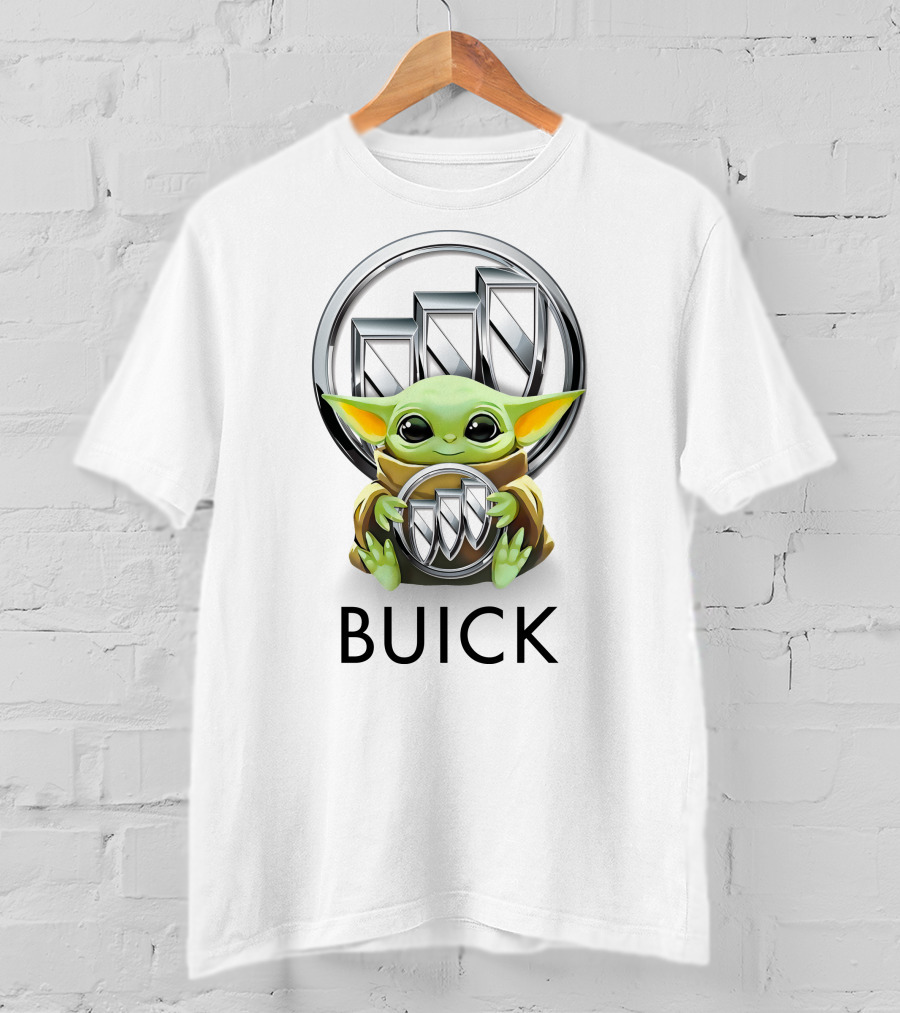 Baby Yoda Hugging Buick T-Shirt