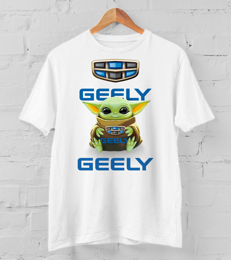 Geely Baby Yoda Hug With Geely T-Shirt