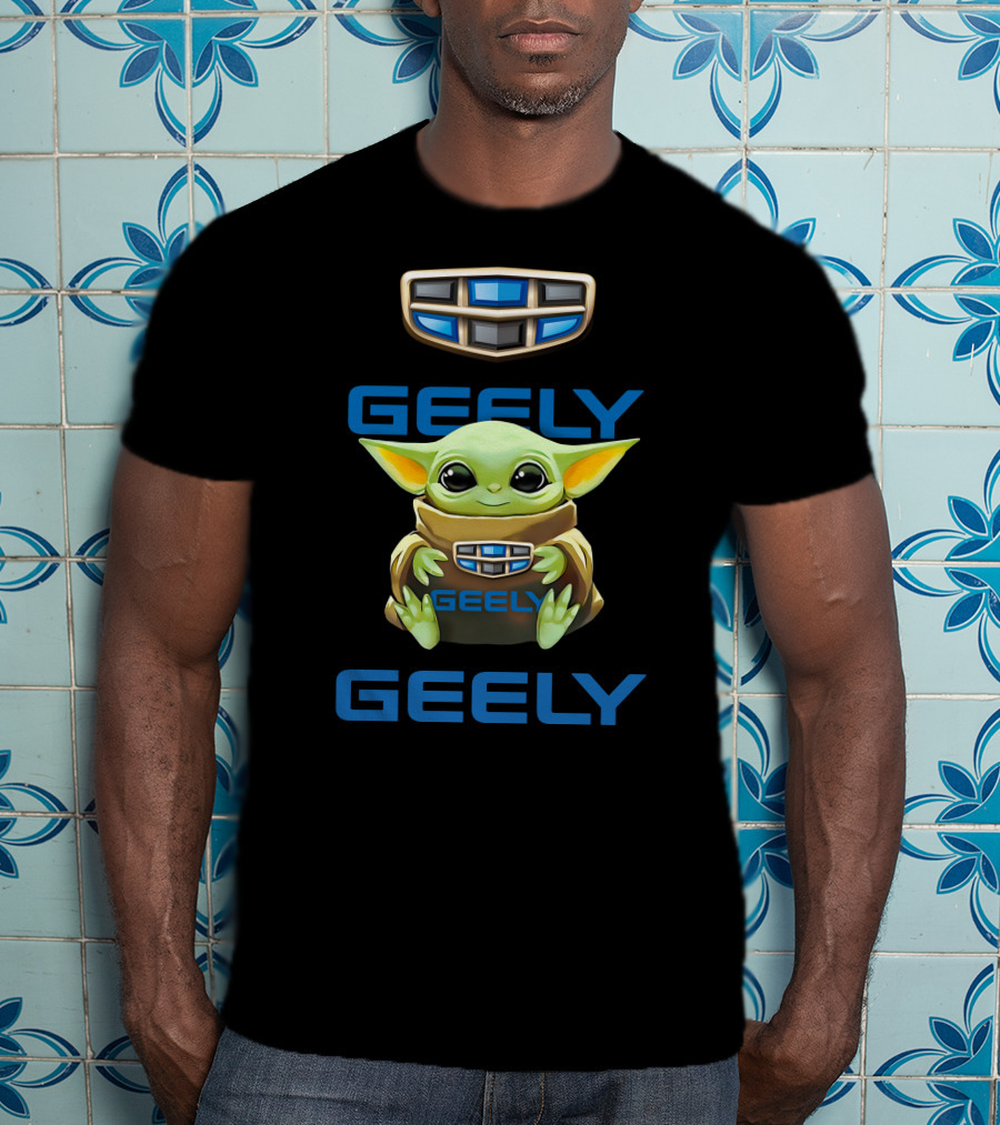 Star Wars The Mandalorian Baby Yoda Geely Embrace T-Shirt