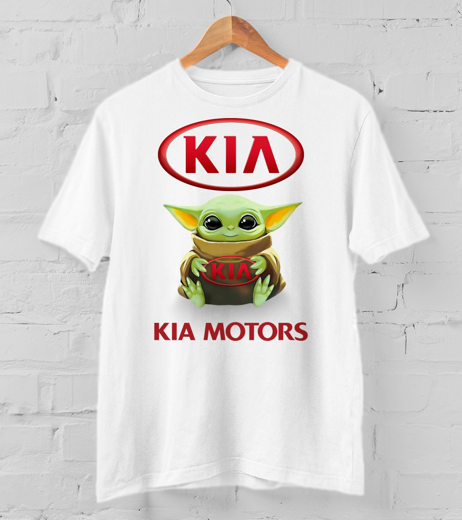 Kia Motors Baby Yoda Hug Kia T-Shirt