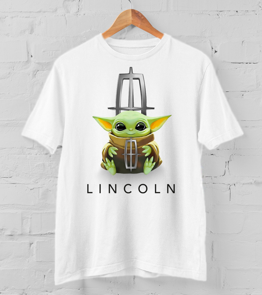 Baby Yoda Lincoln Center Hug White T-Shirt