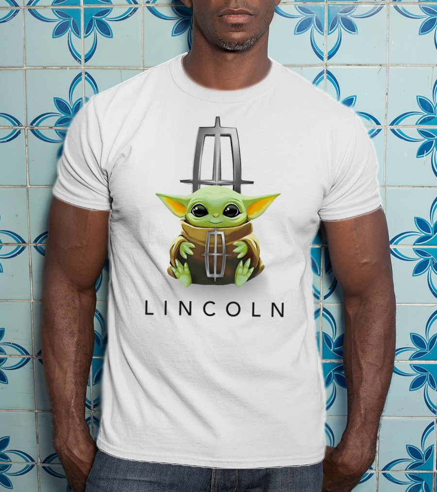 Baby Yoda Lincoln Center Hug White T-Shirt