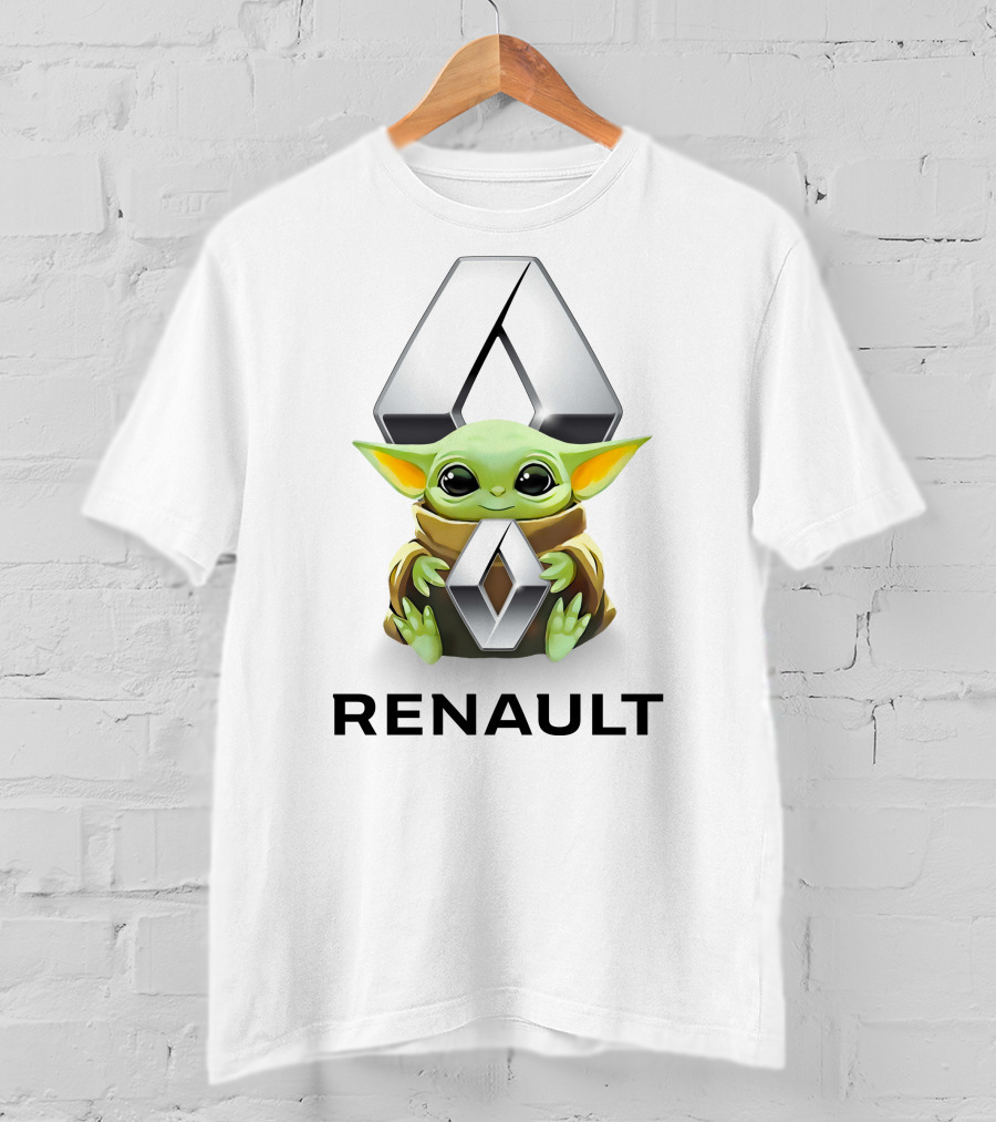 Star Wars Baby Yoda Holding Renault T-Shirt