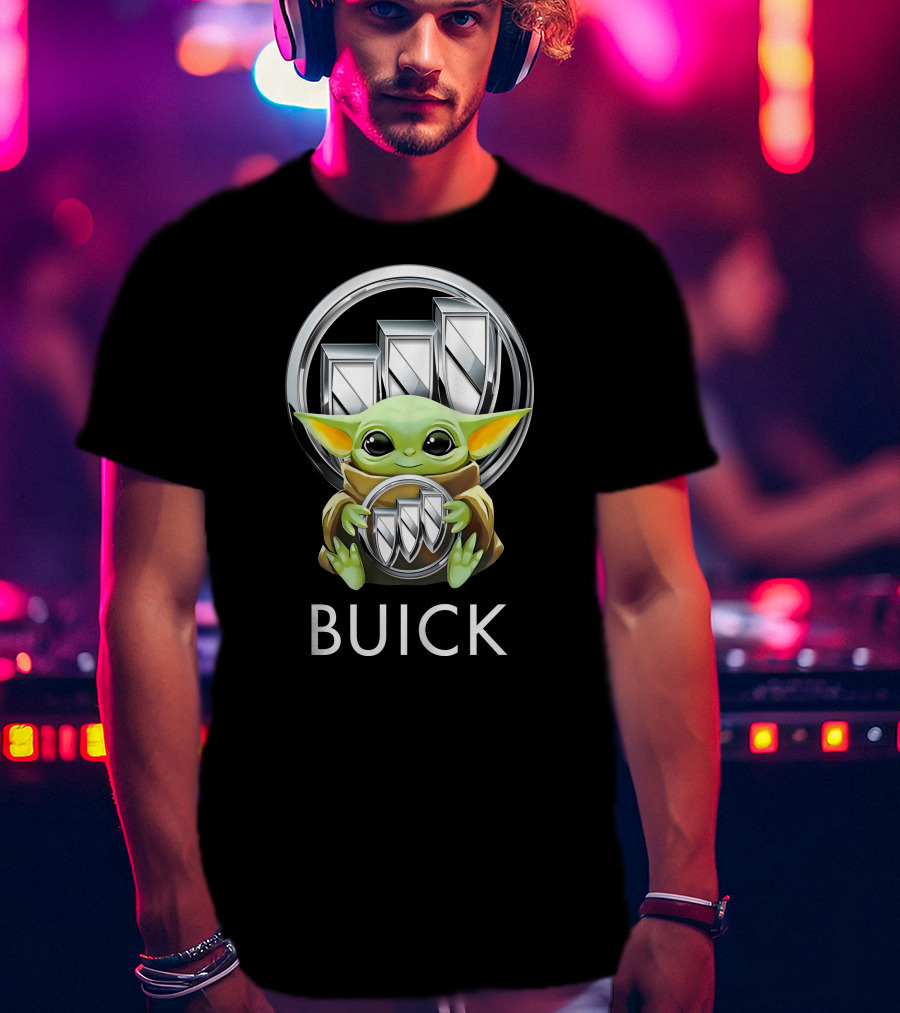 Grogu Holding Buick T-Shirt