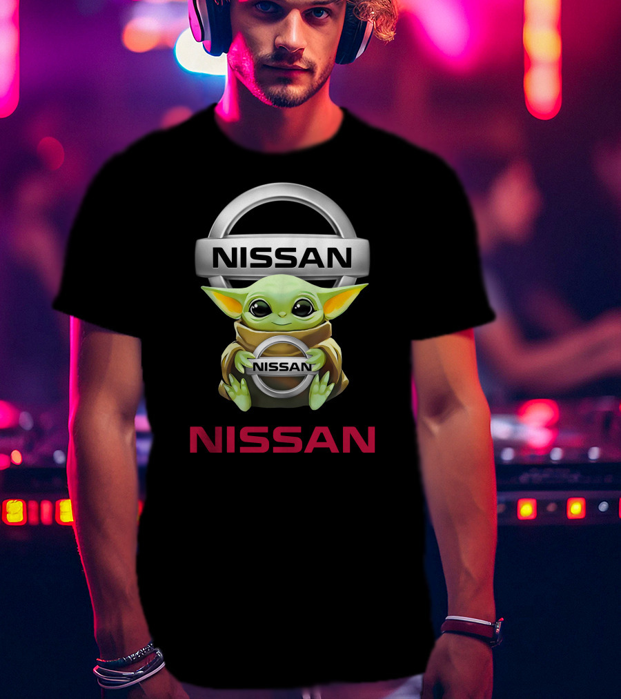 Grogu Hugging Nissan T-Shirt