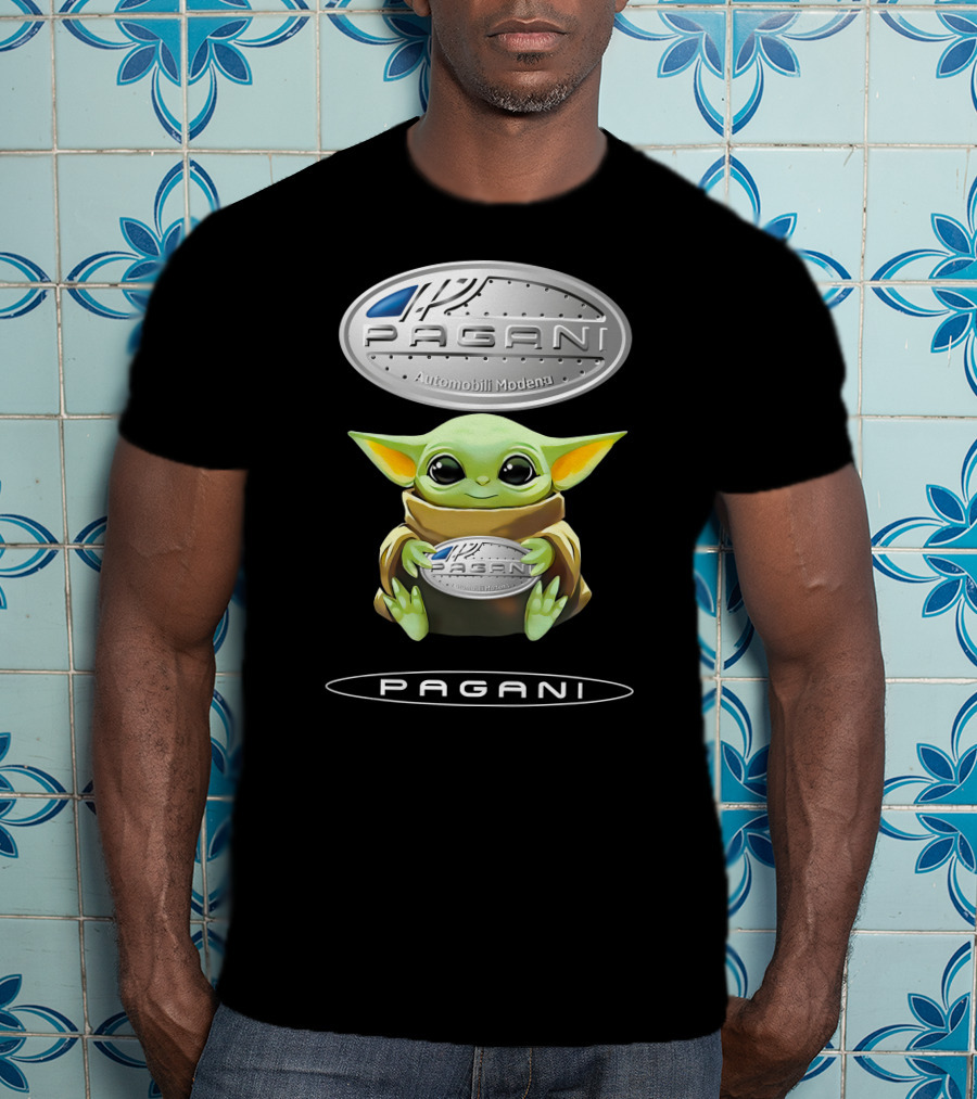 Grogu Pagani Automobili Modena Hug Iconic T-Shirt