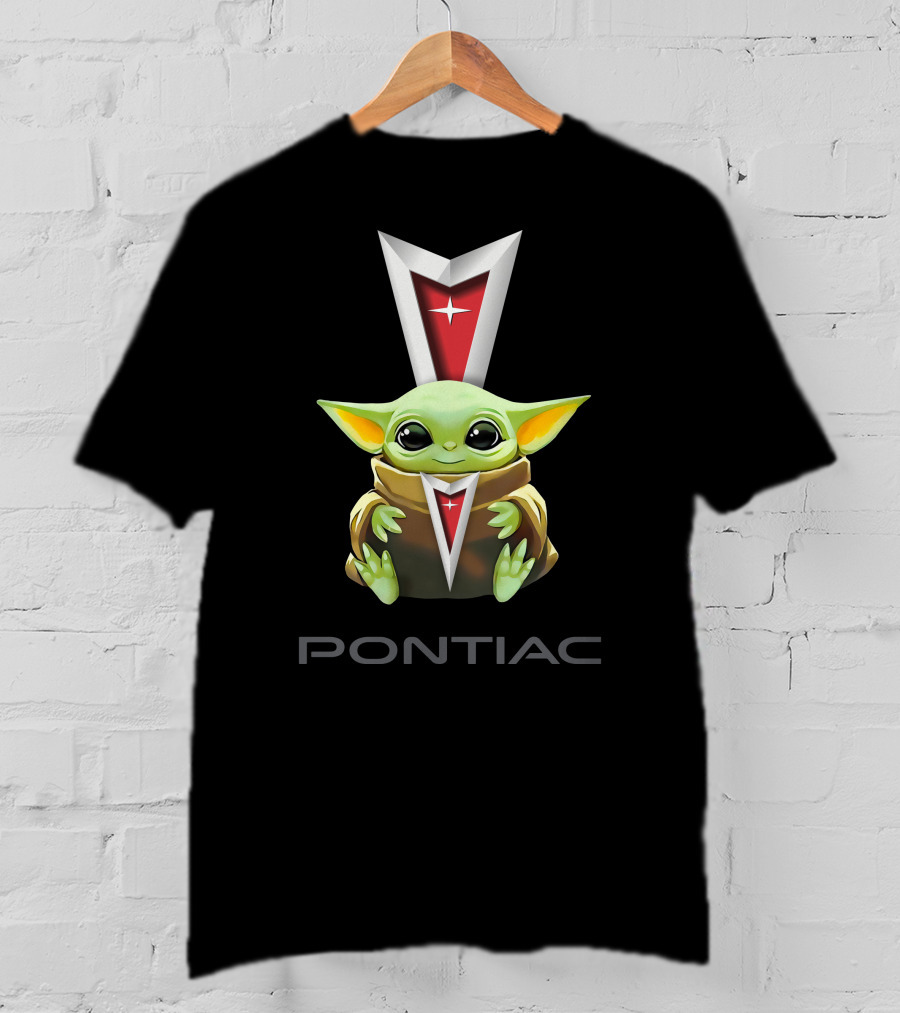 Grogu Hug Pontiac Star Emblem T-Shirt