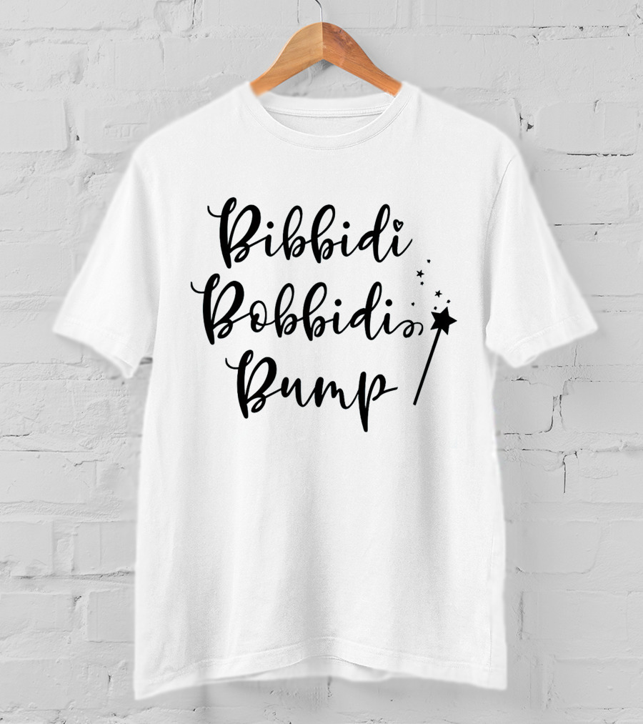 Bibbidi Bobbidi Bump Magic Wand Stars T-Shirt