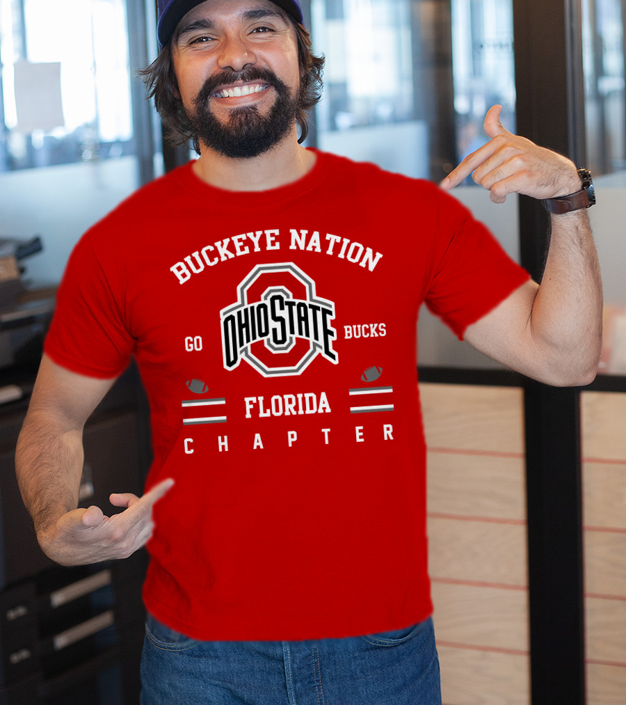 Buckeye Nation Ohio State Go Bucks Florida Chapter T-Shirt