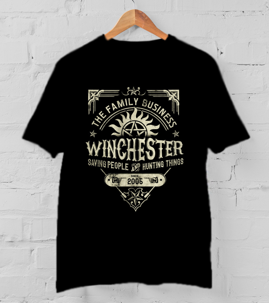 The Family Business Winchester Saving People And Hunting Things Since 2005 T-Shirt