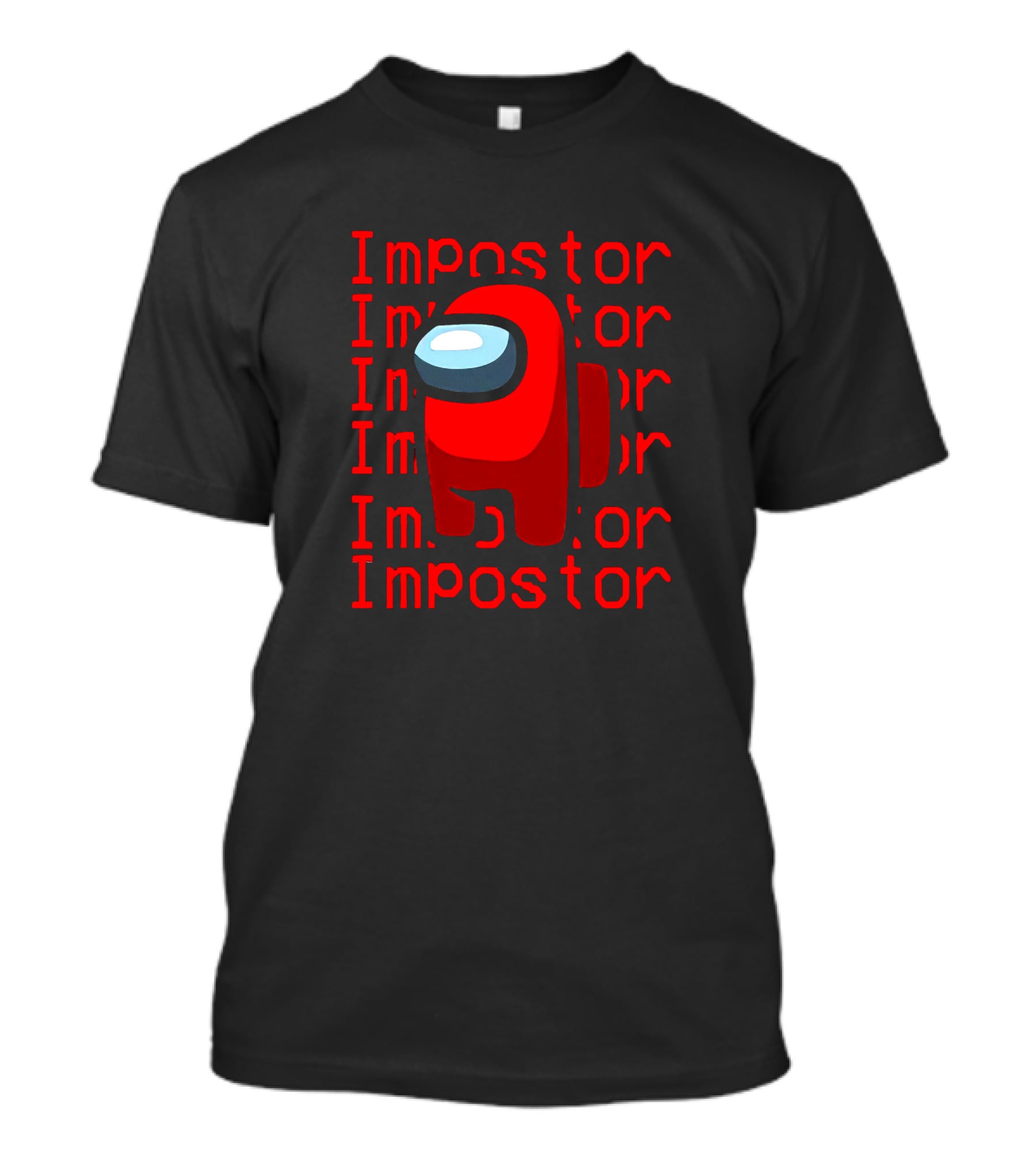 Impostor Among Us Hana123 Red Crewmate T-Shirt