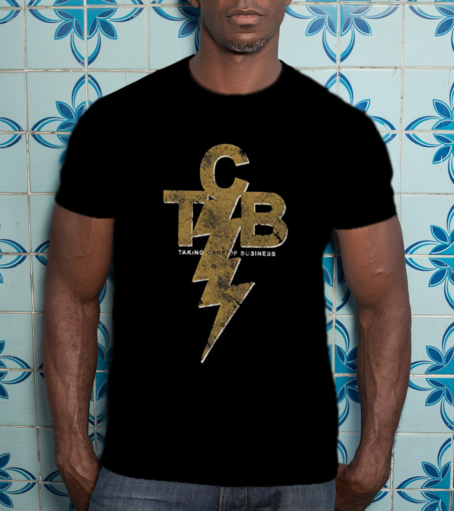 CTB Taking Care Of Business Lightning Bolt T-Shirt