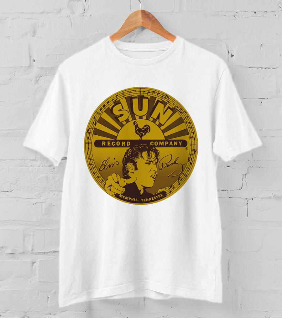 SUN Record Company Elvis Presley Memphis Tennessee T-Shirt