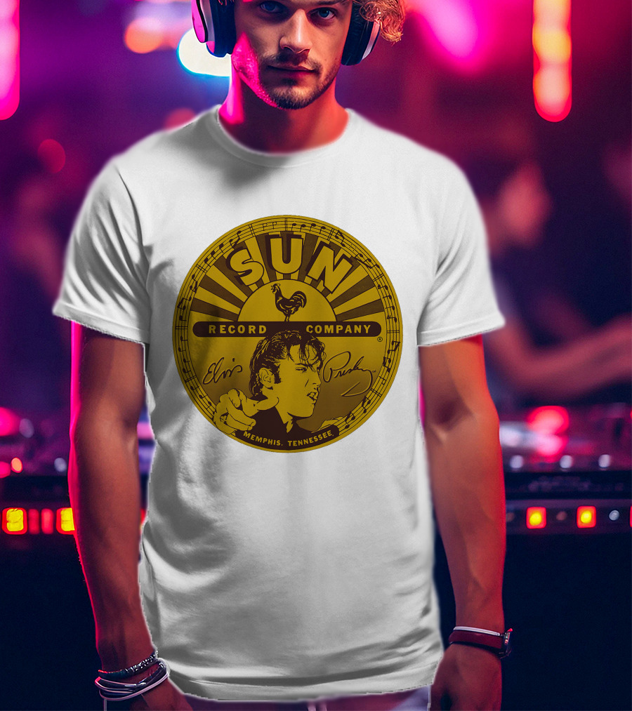 SUN Record Company Elvis Presley Memphis Tennessee T-Shirt