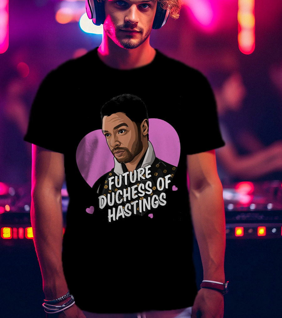 Future Duchess Of Hastings Regency Romance Gentleman Heart Background T-Shirt
