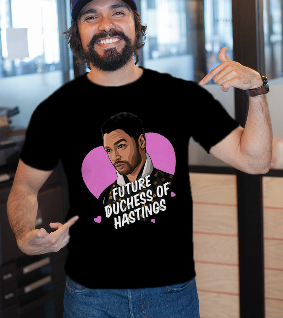 Future Duchess Of Hastings Regency Romance Gentleman Heart Background T-Shirt