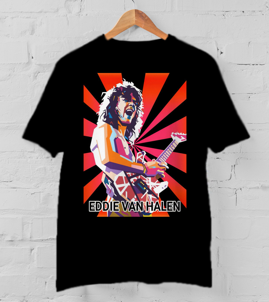 Eddie Van Halen Retro Pop T-Shirt