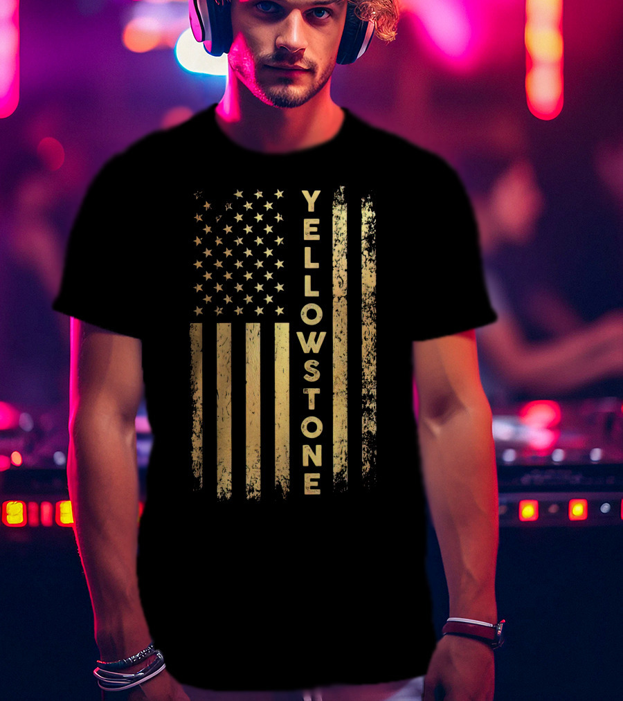 Yellowstone USA Flag T-Shirt