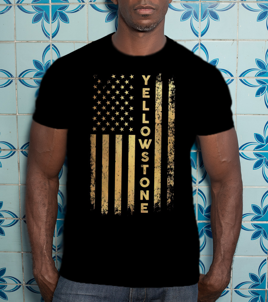Yellowstone USA Flag T-Shirt