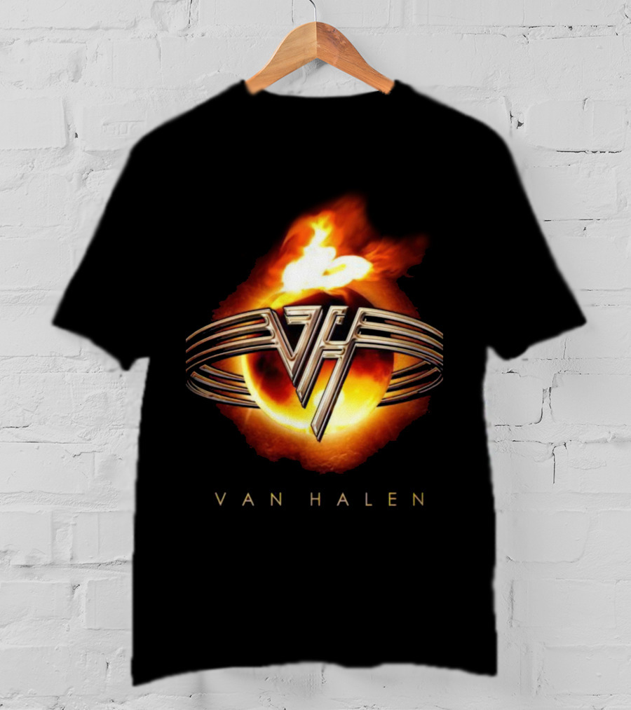 Van Halen Flaming Logo Iconic T-Shirt