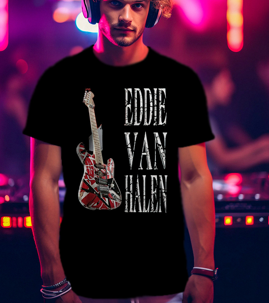 Eddie Van Halen Guitar T-Shirt