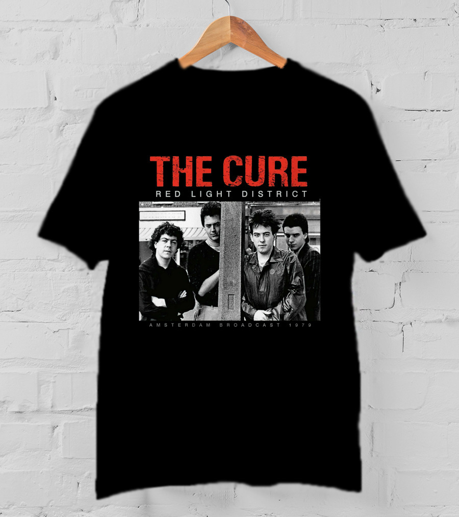 The Cure Red Light District Amsterdam Broadcast 1979 T-Shirt