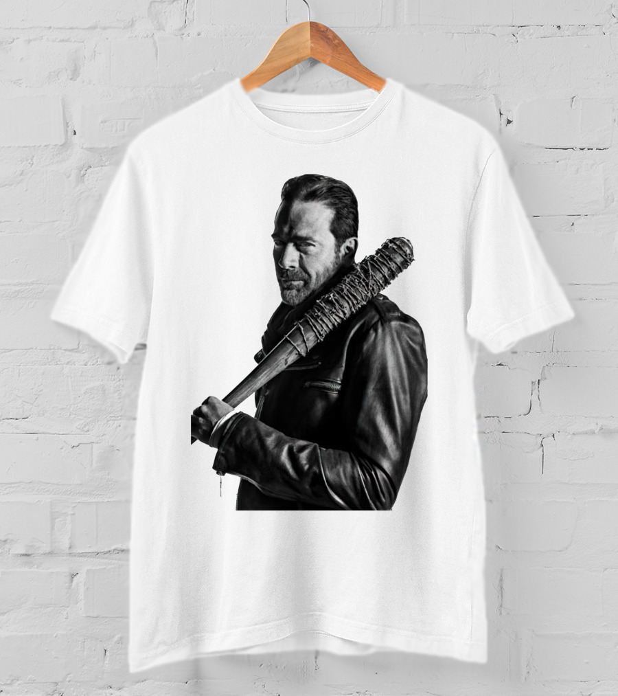 Jeff Negan Walking Dead Lucille Bat Iconic Image T-Shirt