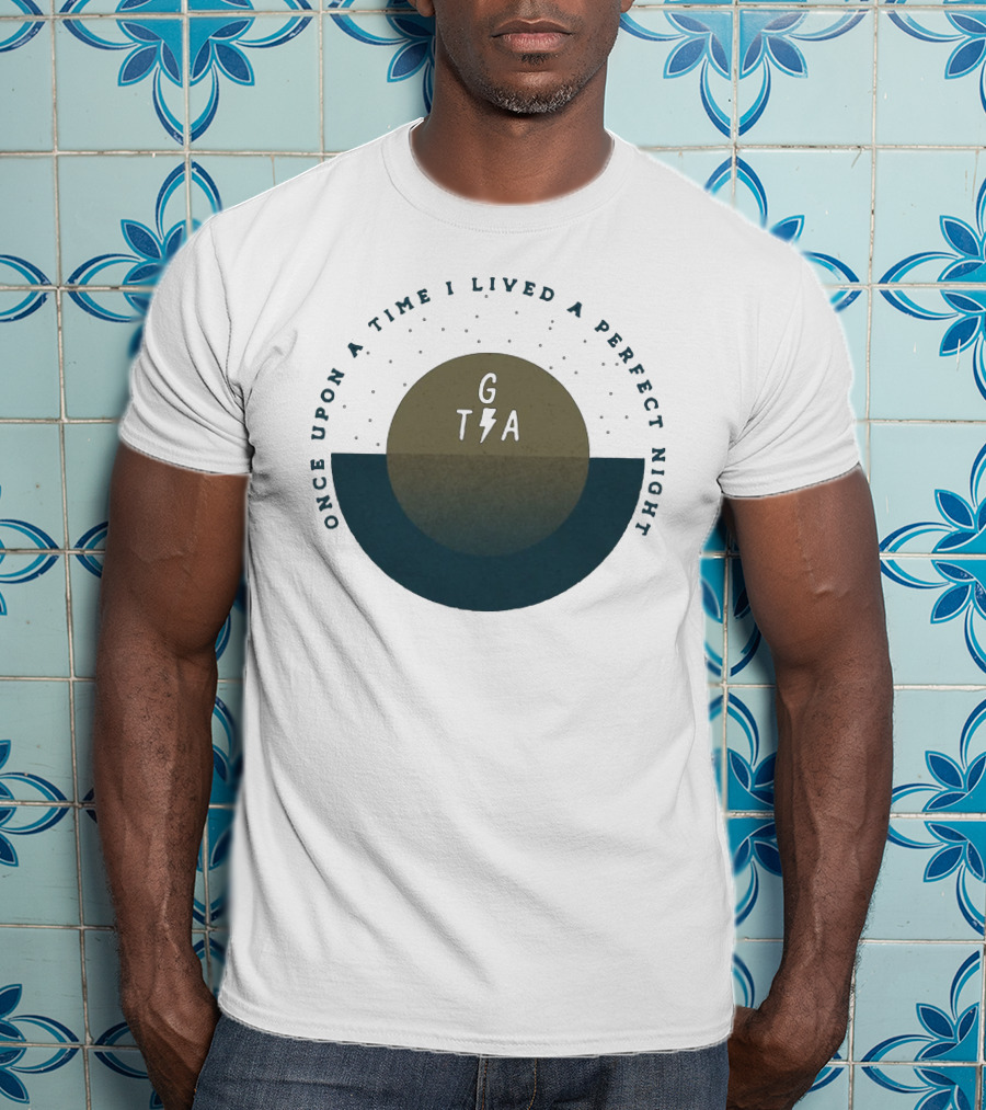 Once Upon A Time I Lived A Perfect Night GTA Gaslight Anthem Merch New T-Shirt