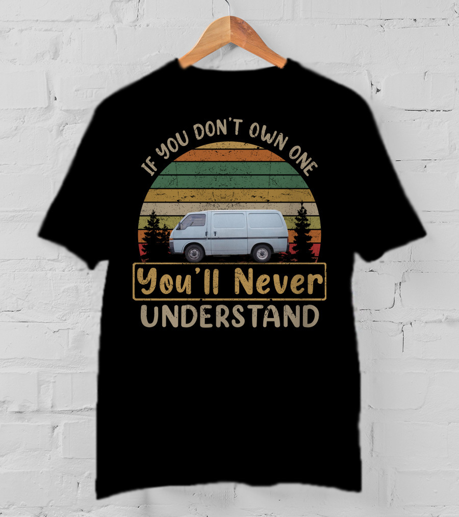 If You Don't Own One You'll Never Understand Bedford Midi2 Van Vintage Stripes T-Shirt