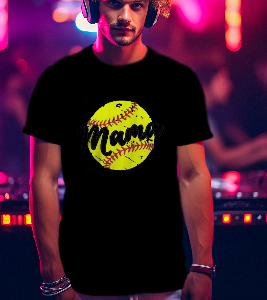 Mama Softball Love T-Shirt
