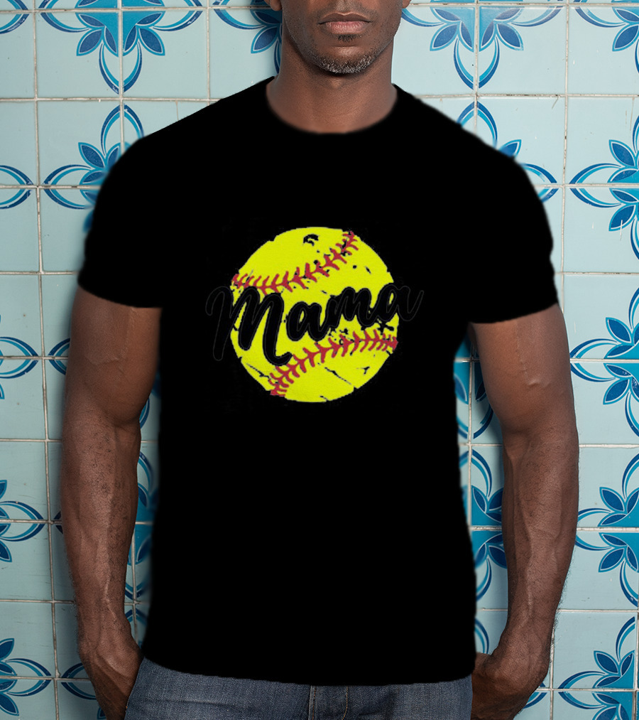 Mama Softball Love T-Shirt