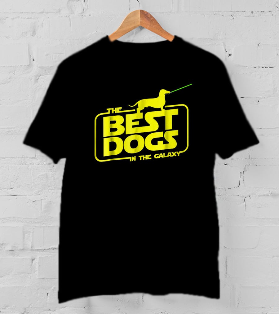 Best Dogs In The Galaxy Dachshund Star Wars T-Shirt
