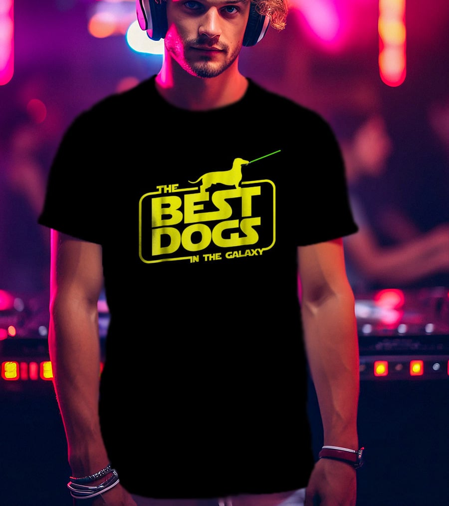 Best Dogs In The Galaxy Dachshund Star Wars T-Shirt