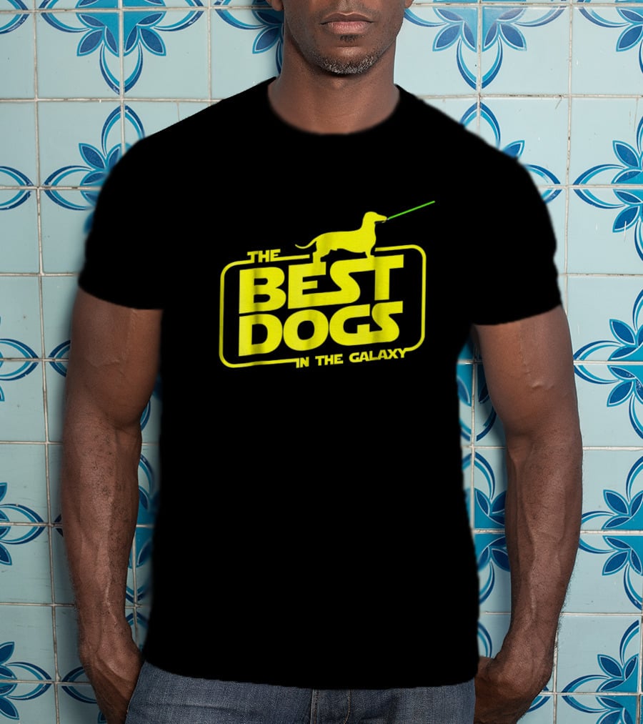 Best Dogs In The Galaxy Dachshund Star Wars T-Shirt