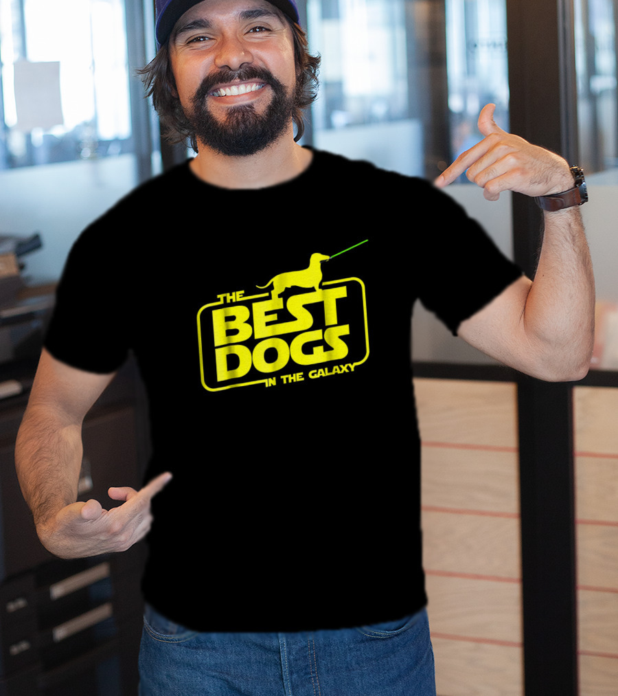 Best Dogs In The Galaxy Dachshund Star Wars T-Shirt