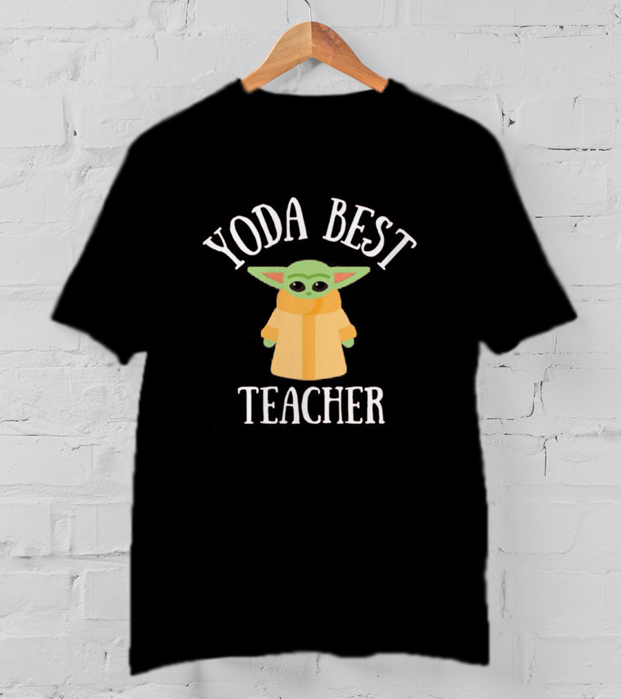 Yoda Best Teacher Baby Yoda Mandalorian Star Wars T-Shirt