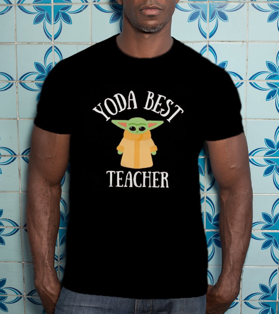 Yoda Best Teacher Baby Yoda Mandalorian Star Wars T-Shirt