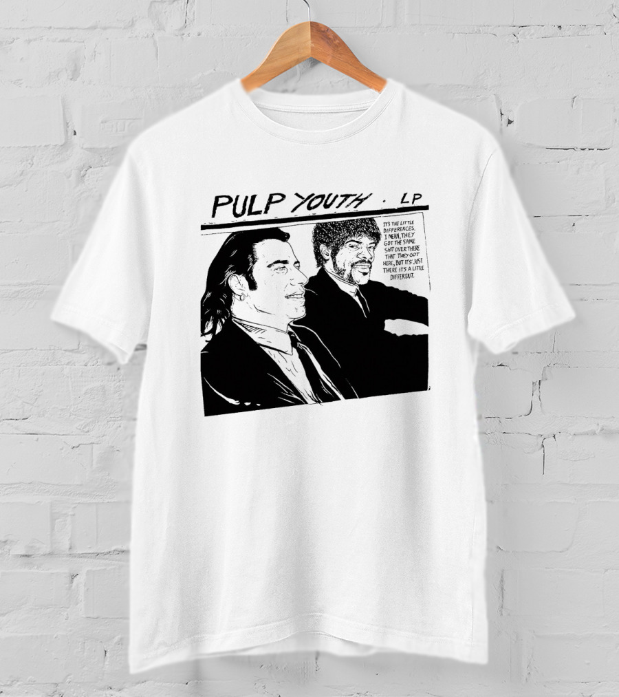 Pulp Youth LP Vintage Characters Comic T-Shirt