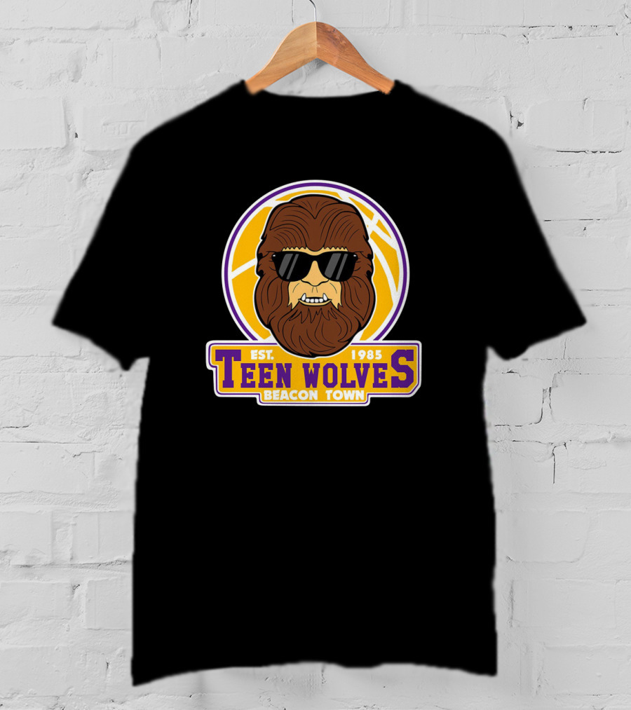 Teen Wolves Beacon Town Est. 1985 Basketball Heritage T-Shirt