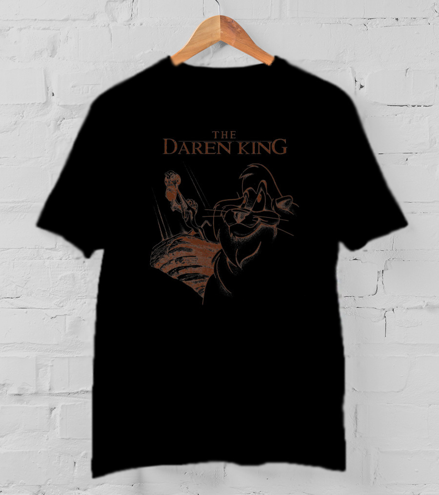 The Daren King Parody Featuring Cartoon Animal Rock Climb Drawing T-Shirt