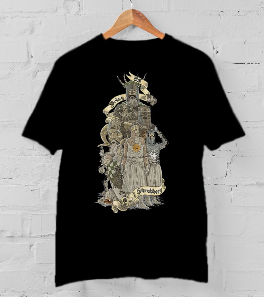 Monty Python King Arthur Knights Demand Shrubbery T-Shirt