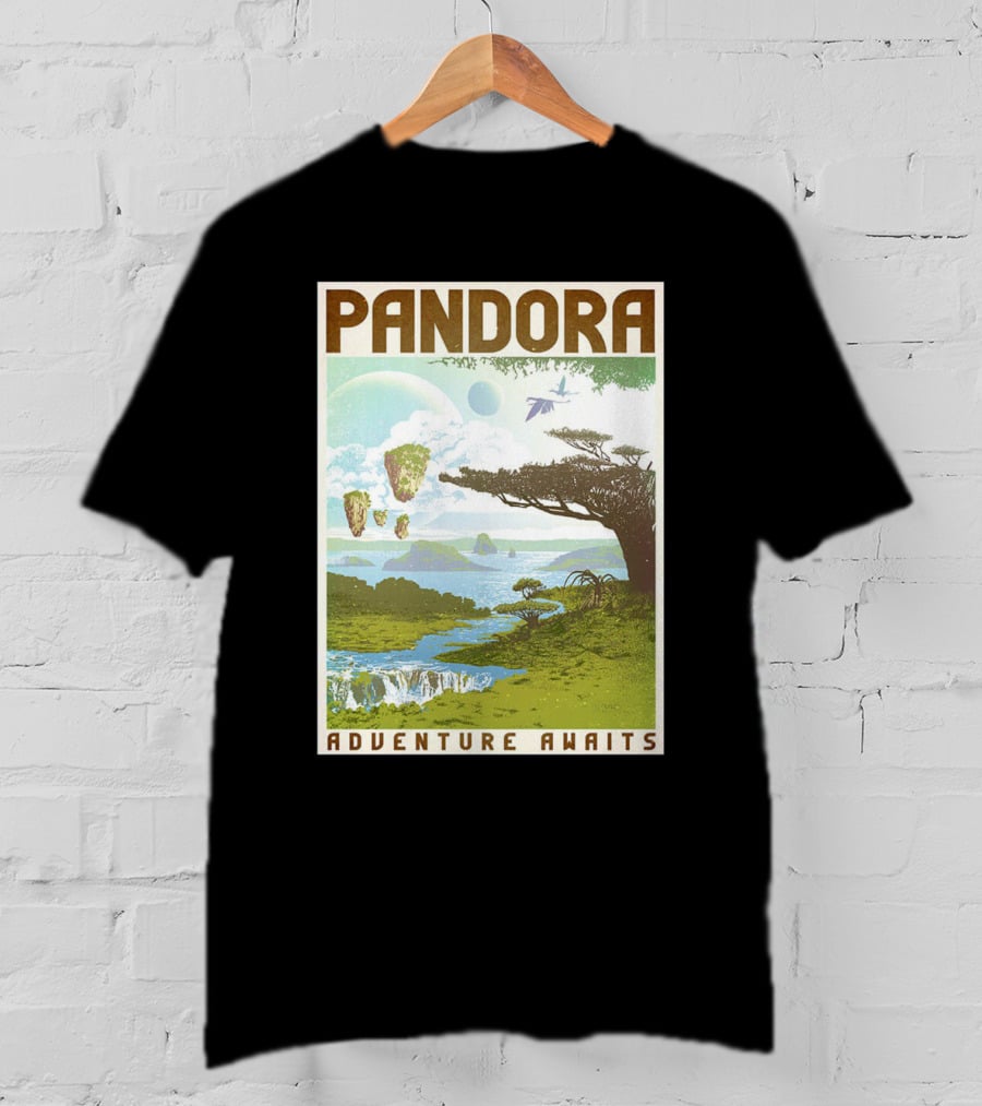 Pandora Adventure Awaits Floating Islands Scenic Landscape T-Shirt
